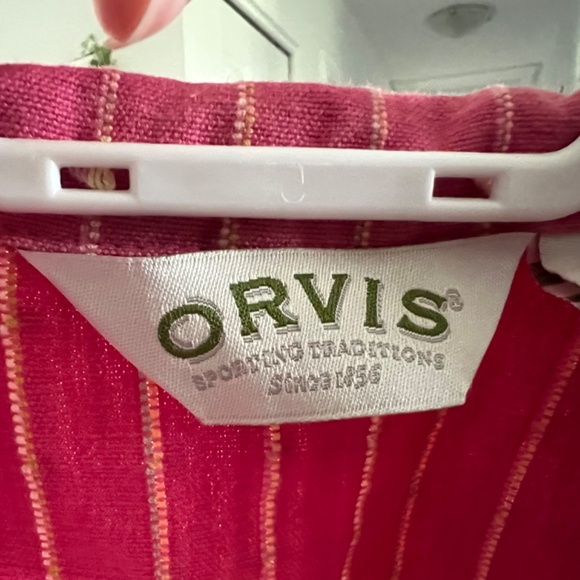Vintage Orvis Women’s Size S Pink Short Blazer Jacket Barbie Button Shoulder Pad - Picture 9 of 12